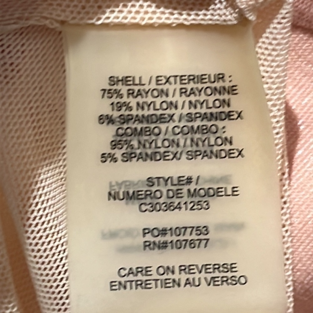 Alice + Olivia pale pink sleeveless, peplum dress. - Picture 8 of 10
